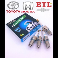 ALK8RC PLATINUM BTL บีทีแอล หัวเทียนเข็ม 3 เขี้ยว 4หัว NGK DENSO IK20 BKR6E IZFR6F CITY JAZZ CIVIC A
