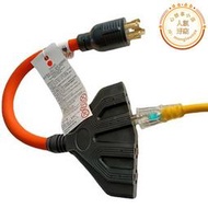家用美標電源轉換插頭1450p轉630r美規三孔插座插充電轉換線