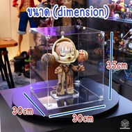 กล่องใส่ Skullpanda 400% กล่องอะคริลิค ครอบโมเดล ประกอบเอง แข็งแรง ซ้อนทับได้ popmart