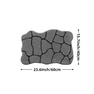 Dajiang Home Bathroom Floor Mat Bathroom Absorbent Non slip Mat Toilet Door Foot Mat Toilet Carpet B