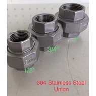 304 Stainless Steel Union Socket 304 fittings Union coupling