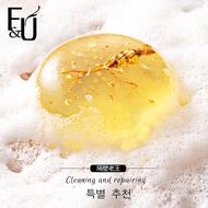 Mite Soap 100g6.11 Remove fu Clean Whole Body Bitter Ginseng Gold Leaf Korean Mite Soap Wash Bath Fa