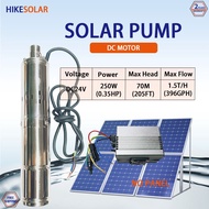 Solar Water Pump DC 12V 24V 48V 72V 96V Solar Deep Well Pump With External Controller For Irrigation