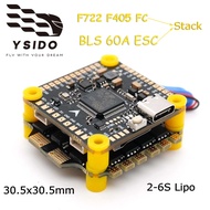 F405 V3 F722 Flight Controller BLS 4-in-1 60A ESC 2-6S 30.5x30.5mm Stack/Flytower for Remote Control