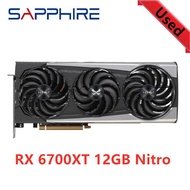 RX 6700XT 12GB Nitro RX 6700XT 12GB Nitro Sapphire RX 6700 XT 6700XT RX6700 Nitro 12GB GPU Video Card AMD Radeon RX6700XT Graphics Cards Desktop PC Office Computer Game