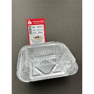 4012-P Aluminium Foil Rectangular Tray with Clear Lid [ 10sets ± ] MyChef My Chef Rectangle Foil Tra