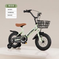 日本熱銷 - 兒童單車-12寸-薄荷綠基礎版