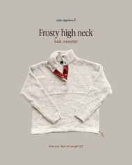 SAY APPAREL: Frosty high neck sweater