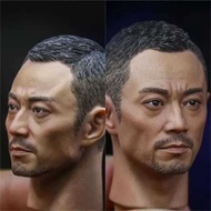 1/6 Scale Chinese Hardman Head Carving Asian Zhang Hanyu Head Sculpt Model For 12Inch Male