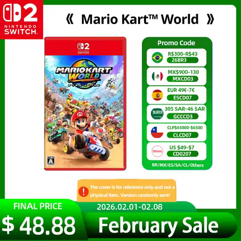 Nintendo Switch 2 Mario Kart World Juegos Games Deals 100% Official Physical Game Card Racing Party 
