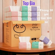 Thùng 30 Gói Giấy ăn Top Gia gấu trúc thùng giấy ăn rút 30 gói cao cấp Top Gia