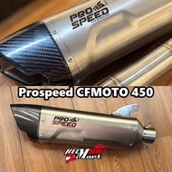 Prospeed CF MOTO 450 Exhaust CFMoto 450 Pro Speed Shark & Wolf Series Racingknalpot