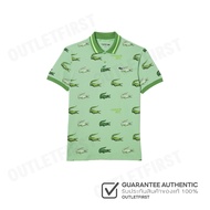 LACOSTE รุ่น MEN’S LACOSTE GOLF CROCODILE PRINT POLO SHIRT CODE: DH5181 10 BT2 เสื้อโปโล เสื้อโปโลแข