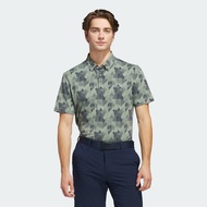 adidas Golf Go-To Printed Polo Shirt Men Green JF9024