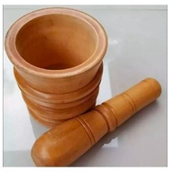 Wooden Mortar and Pestle Set JUMBO Spice Grinder/ Spice Grinder/