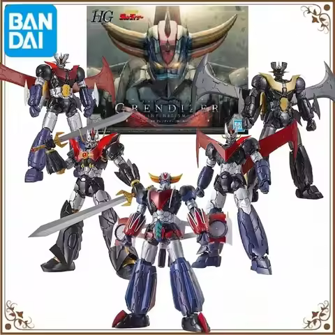 In Stock BANDAI Original HG 1/144 INFINITISM GRENDIZER Assembly Model Toys Collectible Model Ornamen