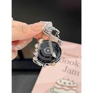 Diamond Studded Gemstone Metal Bracelet Strap Suitable For Galaxy Watch 7/6/5/4 Strap 40 Mm 44mm 47m