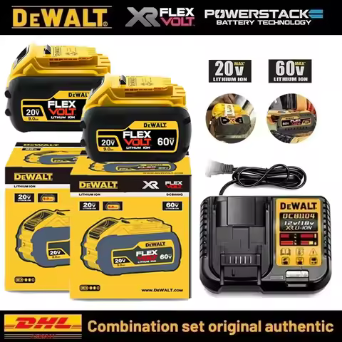 DeWalt DCB200 20V 6.0Ah Battery Replacement For DeWalt 20V Max Tools 6Ah 9Ah Li-ion Power Tool Batte