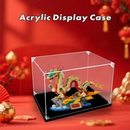 Lego 80112 Lucky Dragon Display Case Popmart Labubu Zimomo Dragon Year Exhibition Box