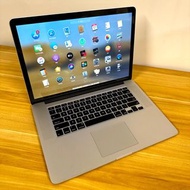 MacBook Pro 15.4 i7四核晶片 16G RAM 256G SSD 15‘’inch吋 2K螢幕mon 2013 獨立顯卡文書設計商務型蘋果手提電腦二手筆記本notebook