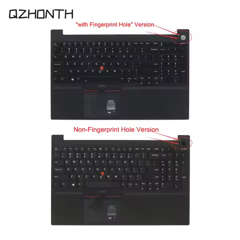 New For Lenovo ThinkPad E15 GEN2 GEN3 GEN4 Palmrest with US Backlit Keyboard (w/ FPR) 15.6"