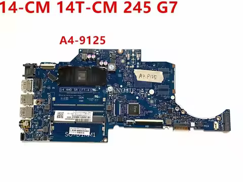 WANGJIE For HP 14-CM 14T-CM 245 G7 Motherboard L23390-601 L23390-501 L23390-001 L23391-601 A4-9125 C