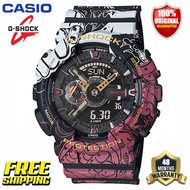 (Ready Stock Free Shipping) jam tangan lelaki G Shock x ONE PIECE Watch Men Sport Watch Dual Time Di
