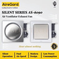 AIREGARD Silent Series AS-6090-D1 / AS-6090-D2 8" Air Ventilator Exhaust Fan Ceiling Mounted / Dual 