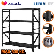 InnTech Warehouse Shelf ชั้นวางของ ชั้นวางสินค้า ชั้นเหล็กวางสินค้า ชั้นเหล็กฉาก 4 ชั้น รุ่น IT-SHEL