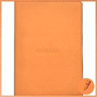 Rhodia A5 Graph Notebooks with Epure Cover - Orange/Black Options