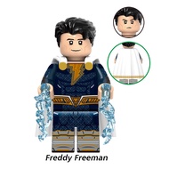 Shazam Freddy Eugene Choi Pedro PANA Darla Dudley Mary ซูเปอร์ฮีโร่หนังซูเปอร์ฮีโร่หุ่นบล็อคก่อสร้าง