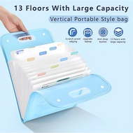 Expandable file shelf 13th floor A4 Folder Manager Multi-layer waterproof test paper storage box