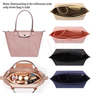 Make up Storage Bag Cosmetic Insert Bags fit all Bag Multi-Pocket Multi-purpose Longchamp Bag Liner Bag Felt Cloth Insert Bag for Women Handbag Portable Travel Purse Organizer