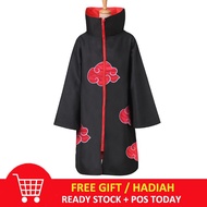 ┋Naruto Cloak Robe Cape Akatsuki Cosplay Costumes Adult Halloween Party Dress Up