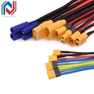 RC Battery Charger 18 AWG 16AWG 12AWG 10AWG XT60 XT90 EC5 Plug Male Female Extension Cable Wire Conn