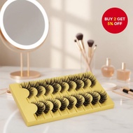 Fluffy Wispy Volume Lashes 8D D Curl – 10 Pairs for a Chic Style  Bulu Mata Volume Ringan Lembut 8D 