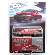 MINI GT 1:64 Scale MERCEDES-BENZ EQS 580 4MATIC (RED METALLIC) Mercedes-Benz EQS 580 4MATIC Red Meta