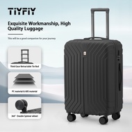 TIYFIY Travel Luggage Bag 18/20/24/28 Inch ABS+PC Plain Suitcase Hardcase Large Capacity beg troli p