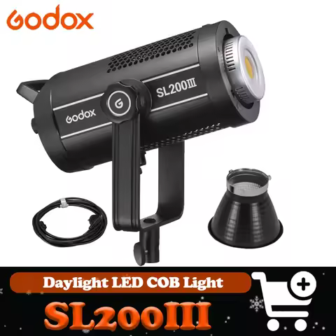 Godox SL200III 215W Daylight Photography Fill Lighting Bowens Mount LED Light 5600K 2.4G Wireless X 