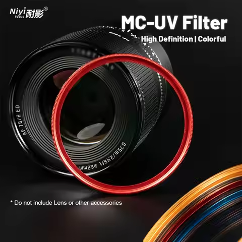 MC UV Filter Colorful Frame Multi-Coated HD Optical Glass Lens Protector 37 40.5 43 46 49 52 55 58 6