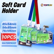 10pcs/pack Vertical/Horizontal T-014 ID case Size 54×90mm Soft card holder