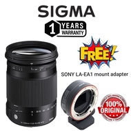 sigma 18-300mm F/3.5-6.3 DC macro OS HSM contemporary For Sony E mount A mount free Sony LA-EA1 adap