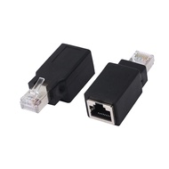 RJ45 LAN Crossover Adapter Cat6 Cat5e Ethernet Male to Female Adapter to Connect 2 PC with Standard 