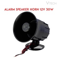 ALARM SIREN HORN 12V 30W FOR SECURITY ALARM SPEAKER 115DB SIREN SPEAKER FIRE ALARM SYSTEM EMERGENCY 