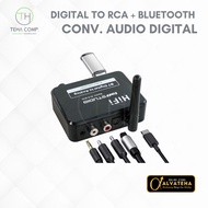 Converter Audio Digital to Analog RCA Aux Plus Bluetooth Hifi USB Slot