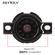 CMC Teflon Electric Wood 4 Chân 8 Chân 9 Chân Socket for Electronic Tube 12AX7 300B KT88 ECC83 6922