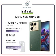 [MY] Infinix Note 40 Pro 5G (256GB ROM | 8GB+8GB RAM) 🎁1 Year Warranty By Infinix Malaysia🎁