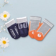 78%美國SUPIMA球鞋寶寶襪2款各1雙 彌月禮 安全止滑襪 寬口襪