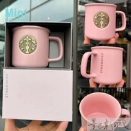Starbucks Mug Pink Retro Ceramic Starbucks Coffee Cup Desktop Cup Gift Idea Starbuck Cup Starbucks Tumbler 355ml​​​​​​​