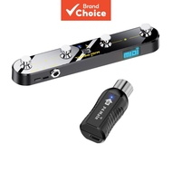 Wireless MIDI Foot Pedal Bluetooth 5.3 Controller P4 Mate Receiver Programmable Metal Footswitches R